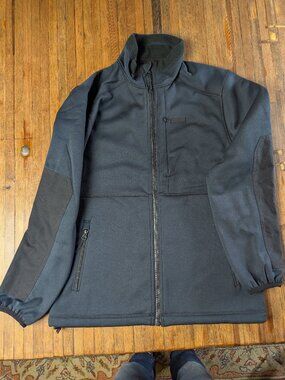 Filson Granite Spire Fleece Jacket Mens Small Black